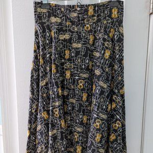 Effie's Heart Violin Print Skirt